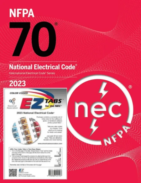 NFPA 70 National Electrical Code 2023 Paperback with EZ Tabs
