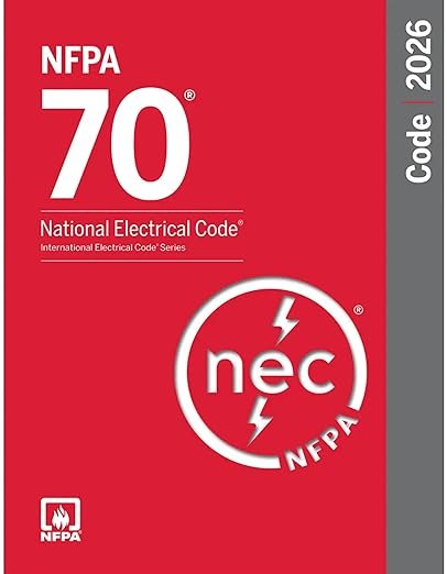 NFPA 70 National Electrical Code NEC 2026 Paperback